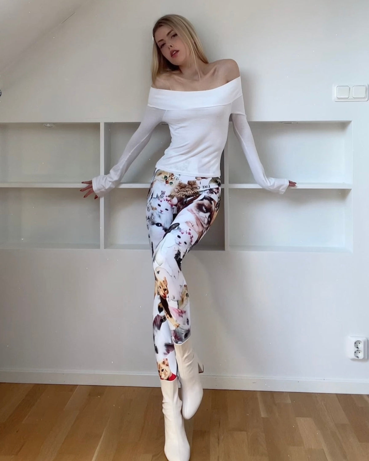 i like cats and so do you leggings