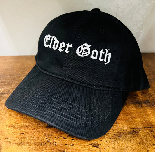 Elder Goth - embroidered dad hat - READY TO SHIP
