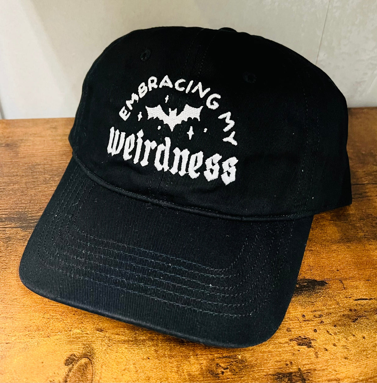 Embracing my Weirdness - embroidered dad hat - READY TO SHIP