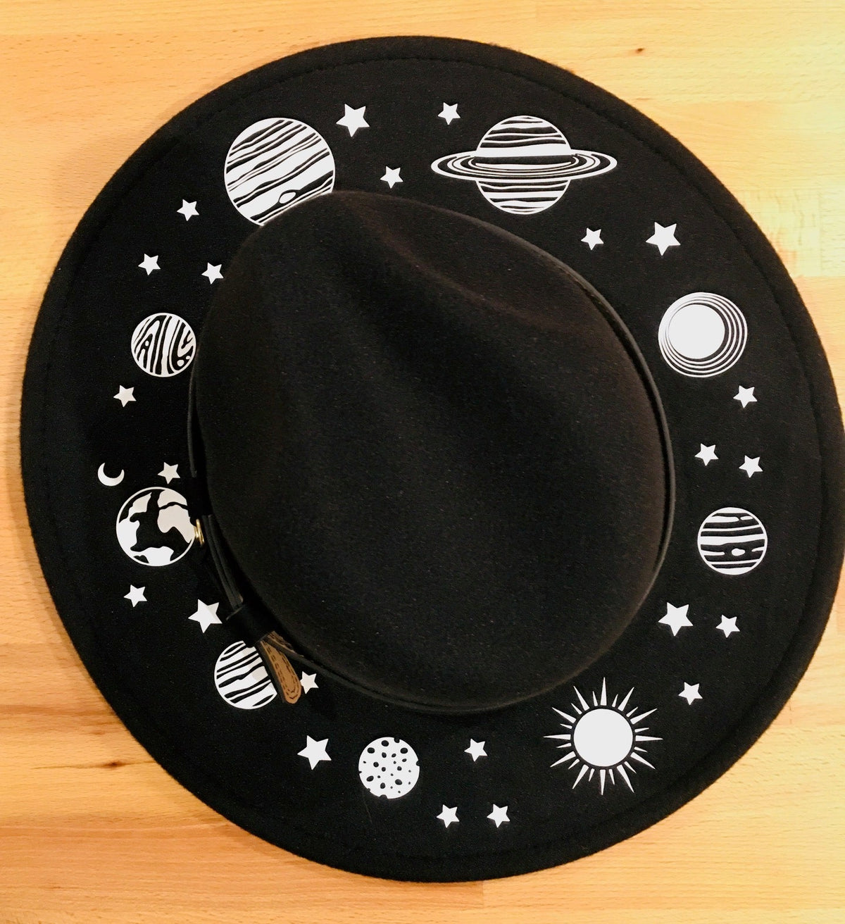 Vegan Felt Hat - Planetarium