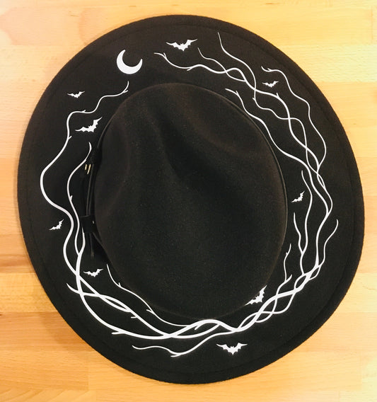 Vegan Felt Hat - Haunted Vines