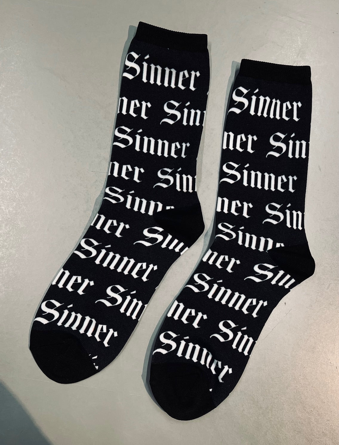 Novelty Socks - Sinner - Ready To Ship
