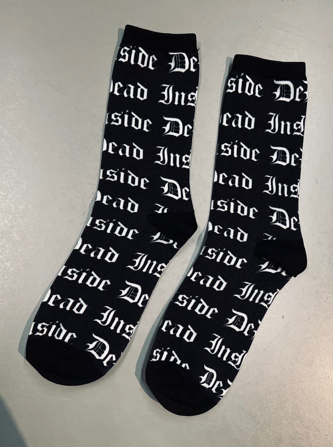 Novelty Socks - Dead Inside - Ready To Ship