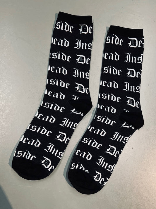 Novelty Socks - Dead Inside - Ready To Ship