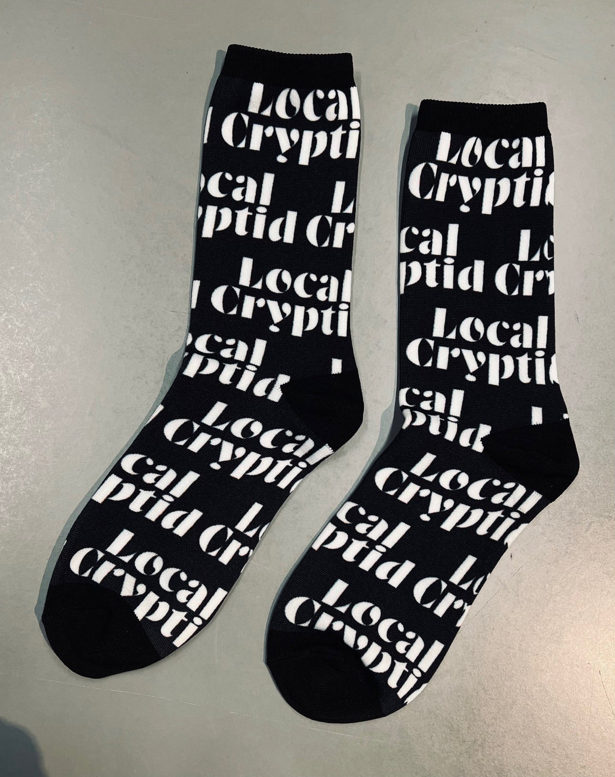 Novelty Socks - Local Cryptid - Ready To Ship