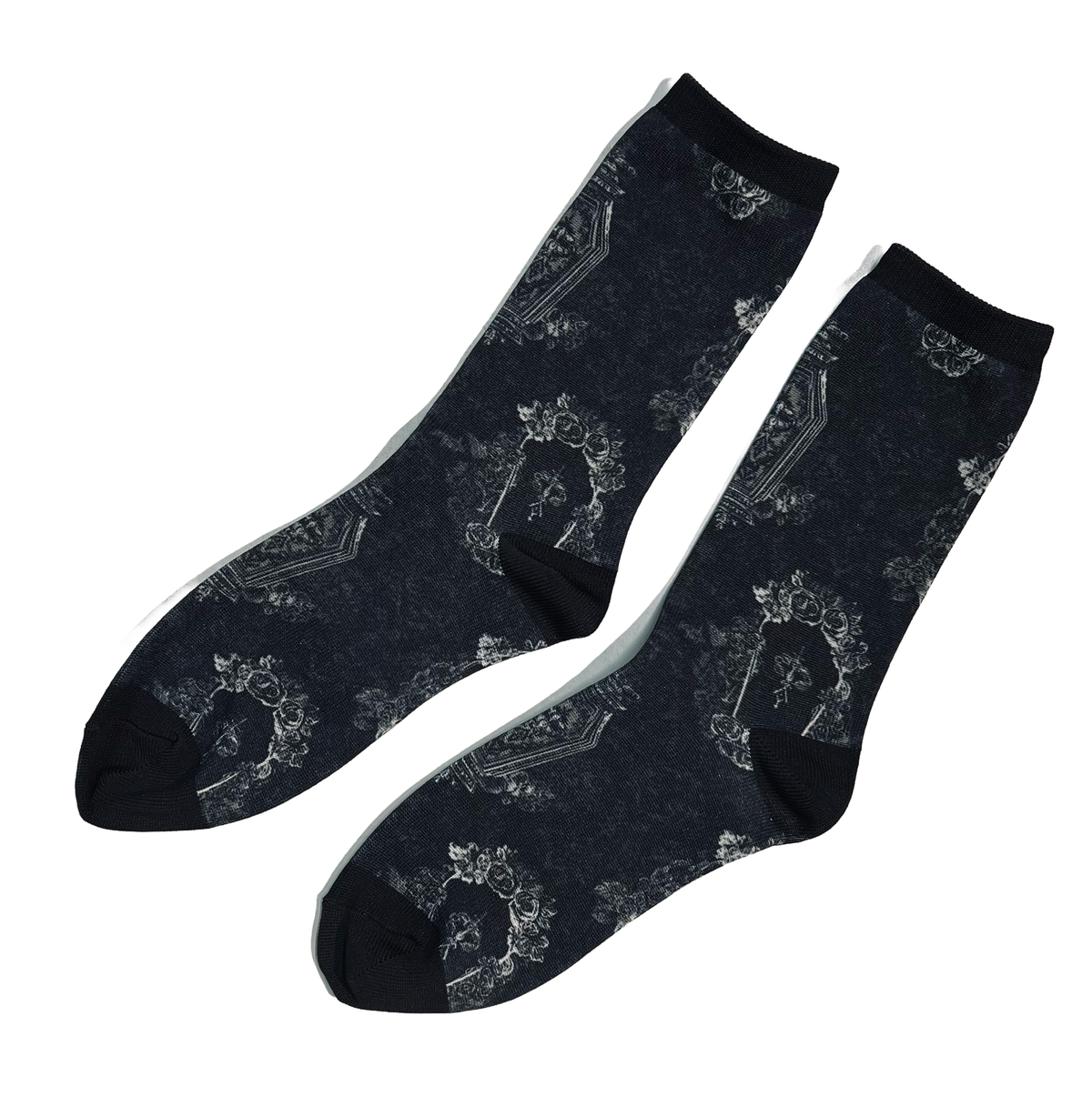 Novelty Socks - Floral Coffins