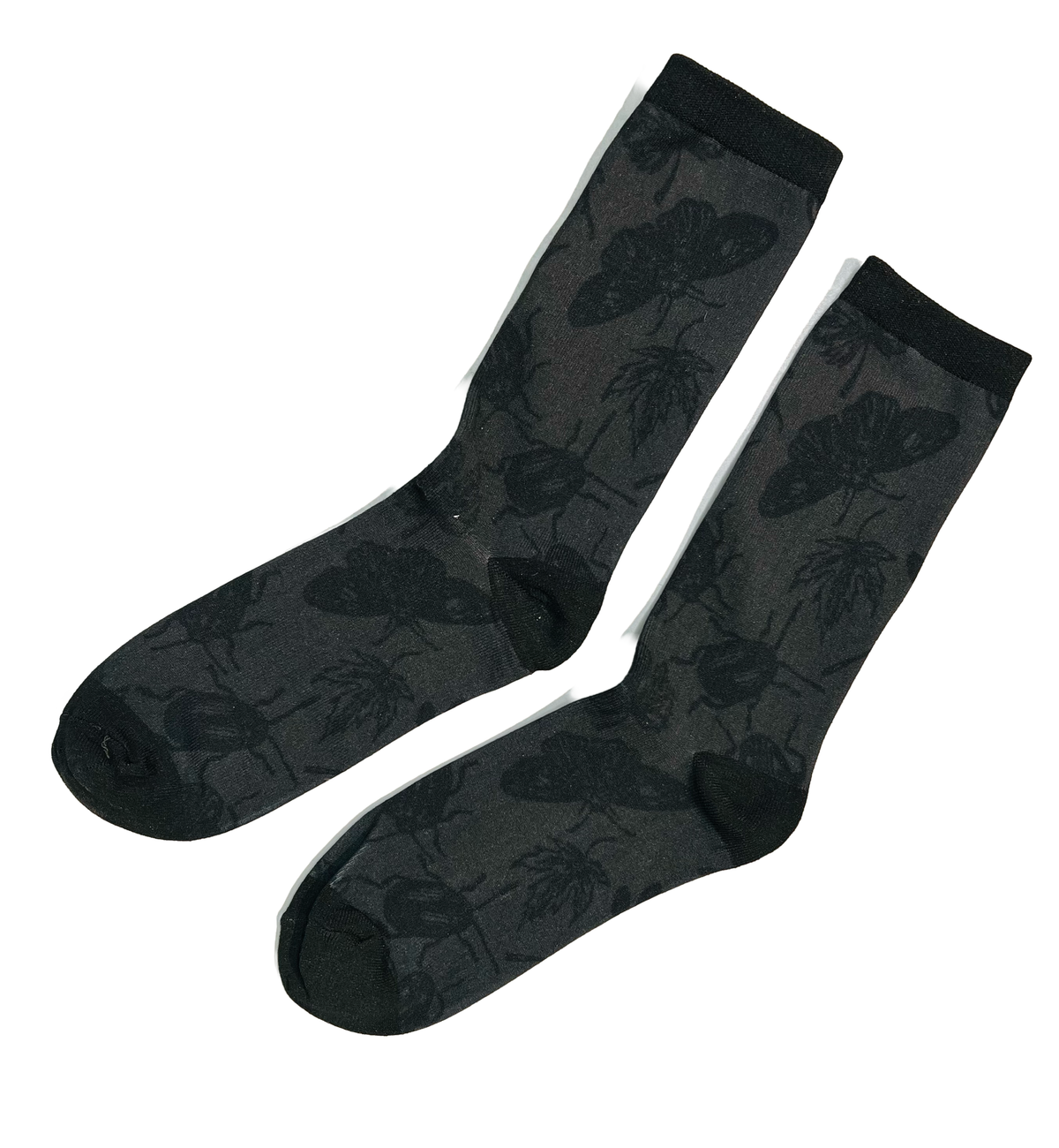 Novelty Socks - Insects - Black on Black
