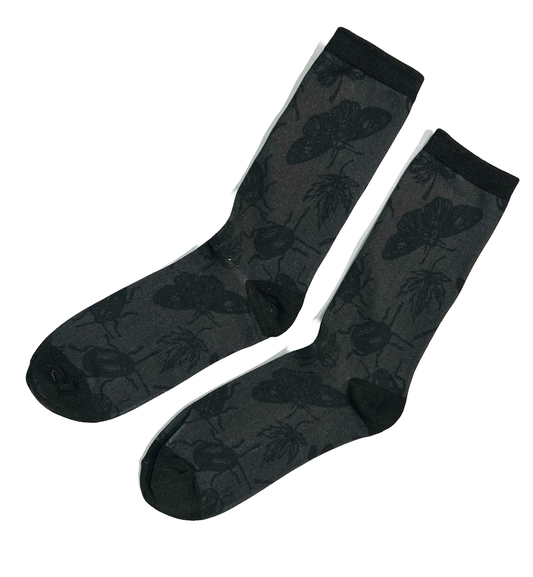 Novelty Socks - Insects - Black on Black