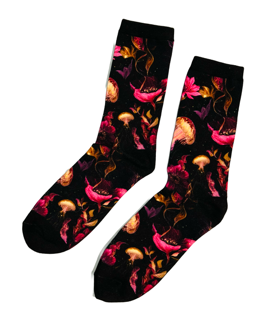 Novelty Socks - Floral Jelly