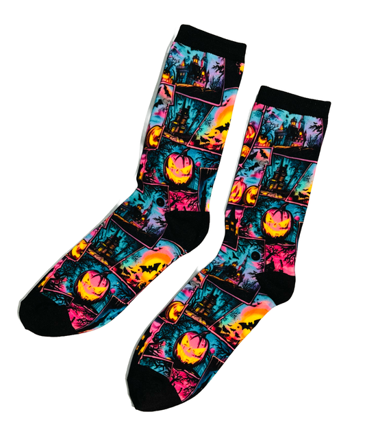 Novelty Socks - Retro Halloween