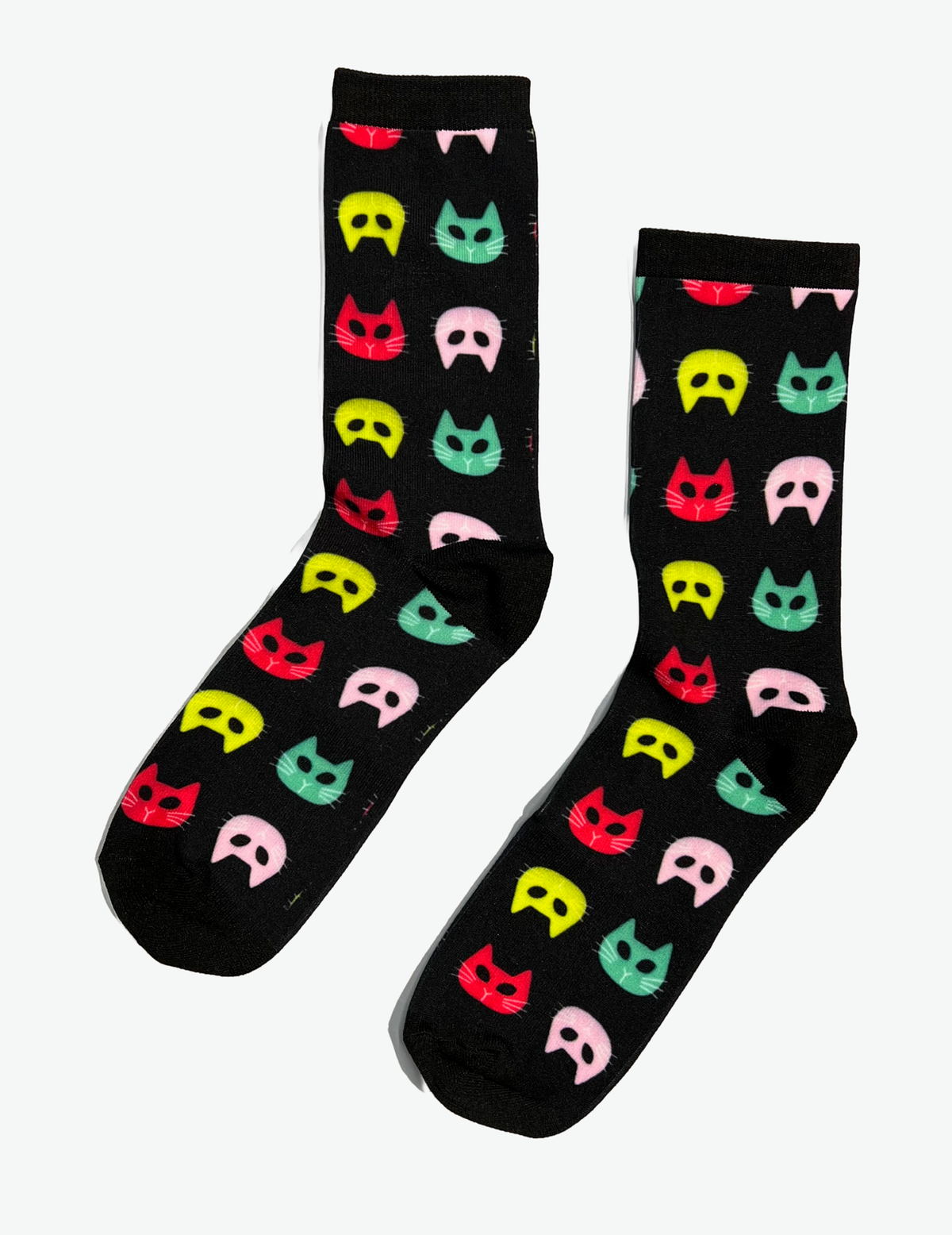 Novelty Socks - Rainbow Cats