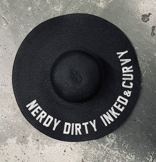 Floppy Sun Hat - XL Brim - Nerdy Dirty Inked & Curvy