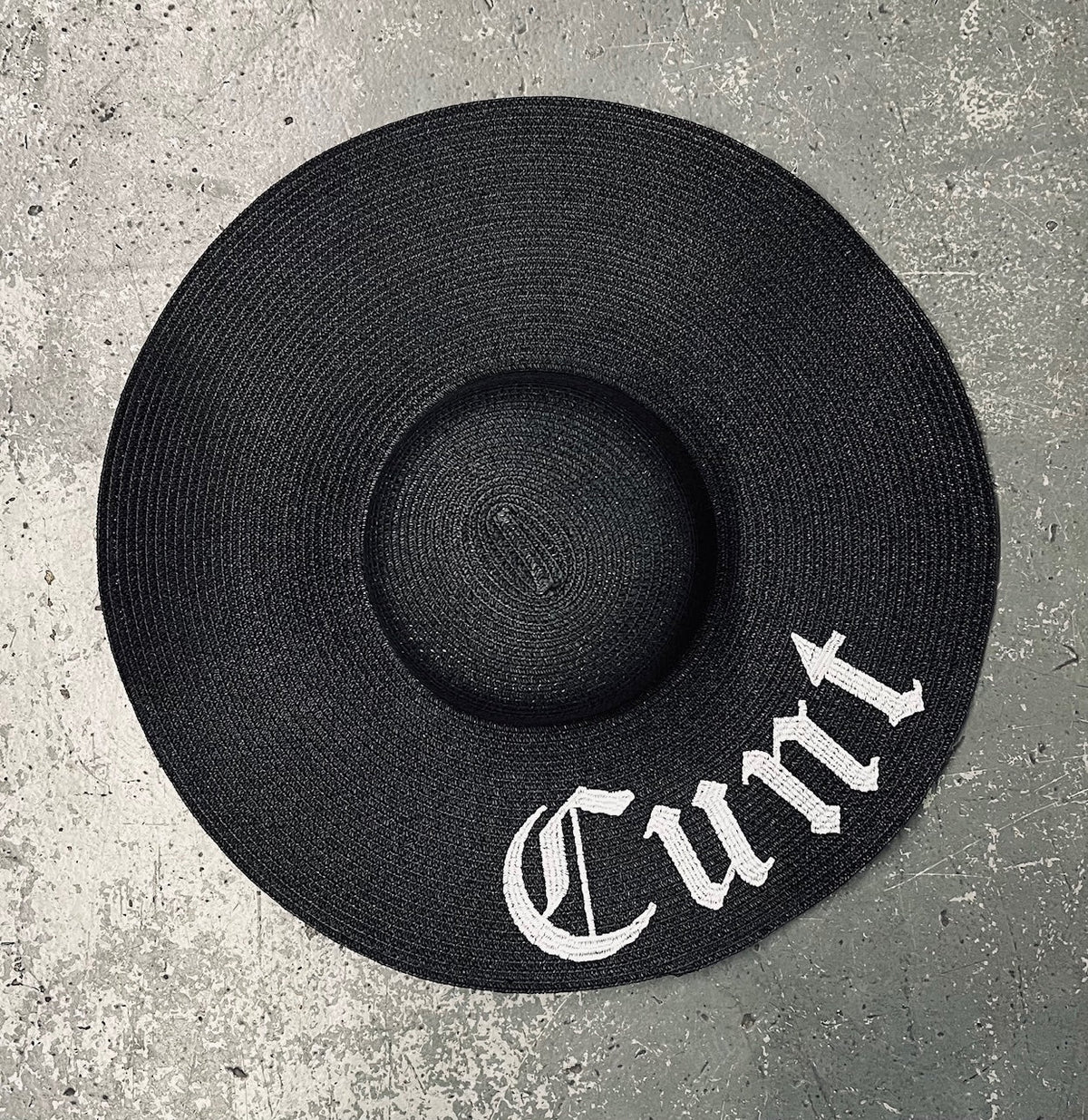 Floppy Sun Hat - XL Brim - Cunt