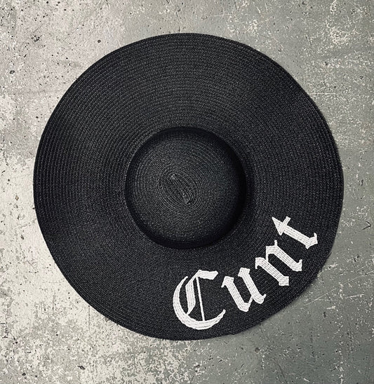 Floppy Sun Hat - XL Brim - Cunt