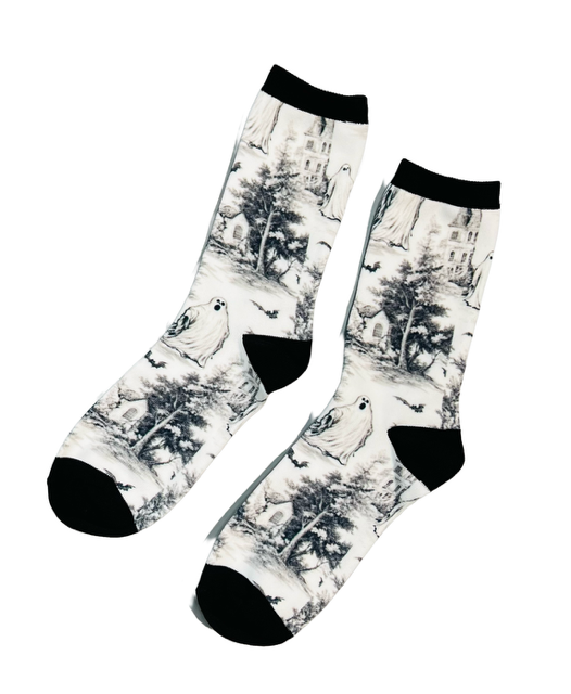 Novelty Socks - Ghost Toile de Jouy