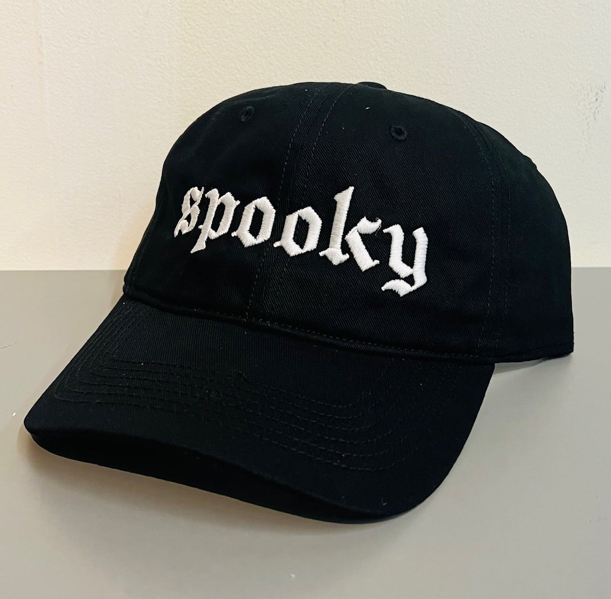 SPOOKY - embroidered dad hat - READY TO SHIP