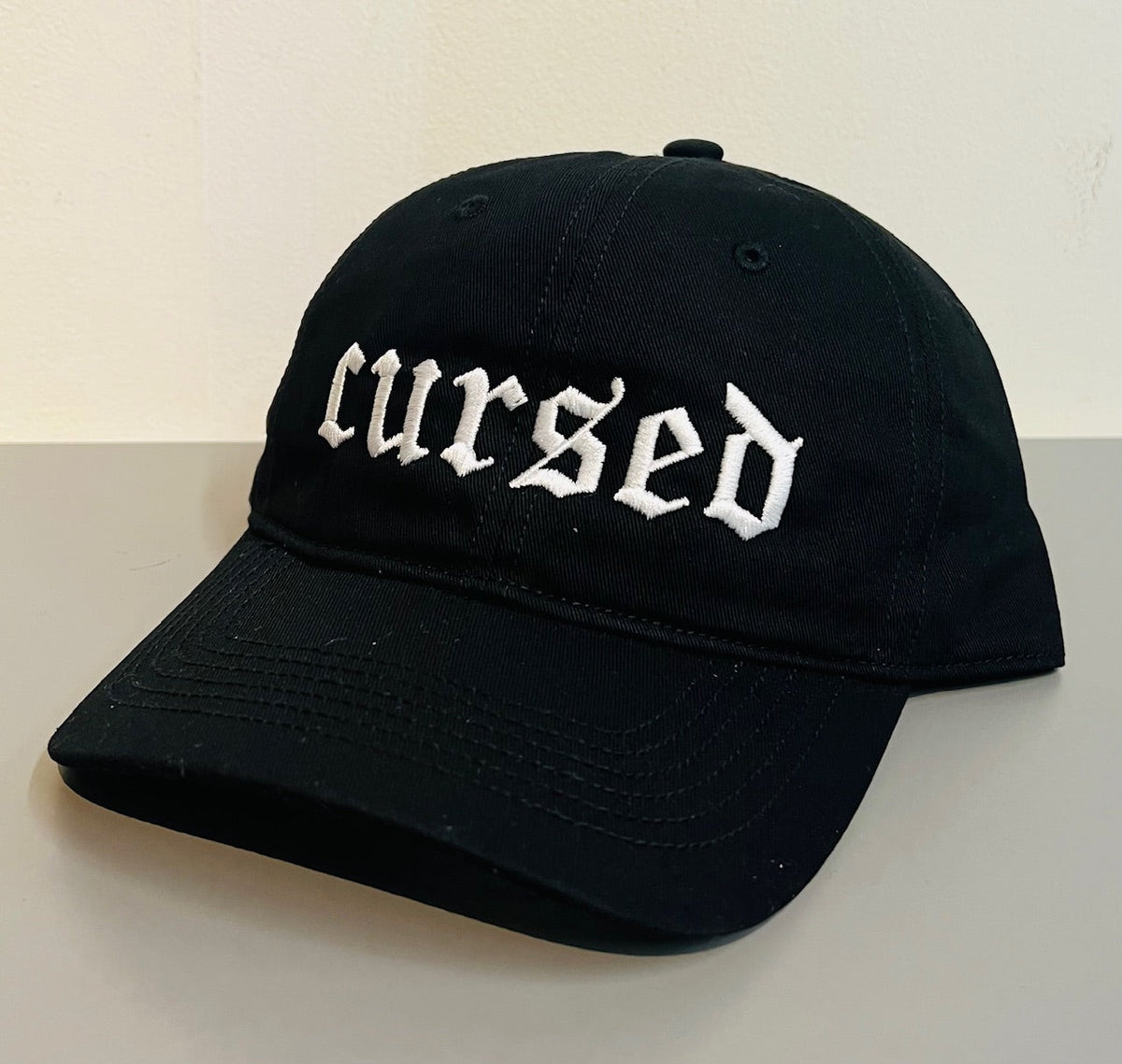 CURSED - embroidered dad hat - READY TO SHIP