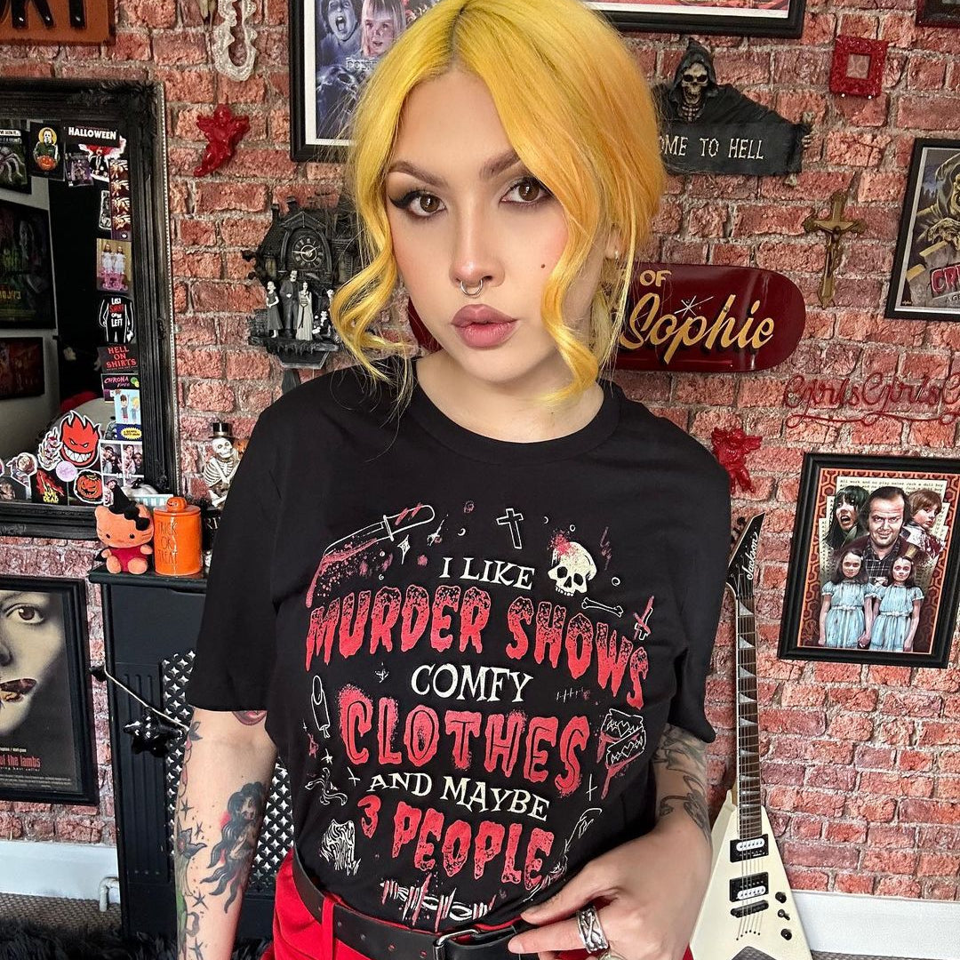 Murder Shows and Comfy Clothes T-Shirt
