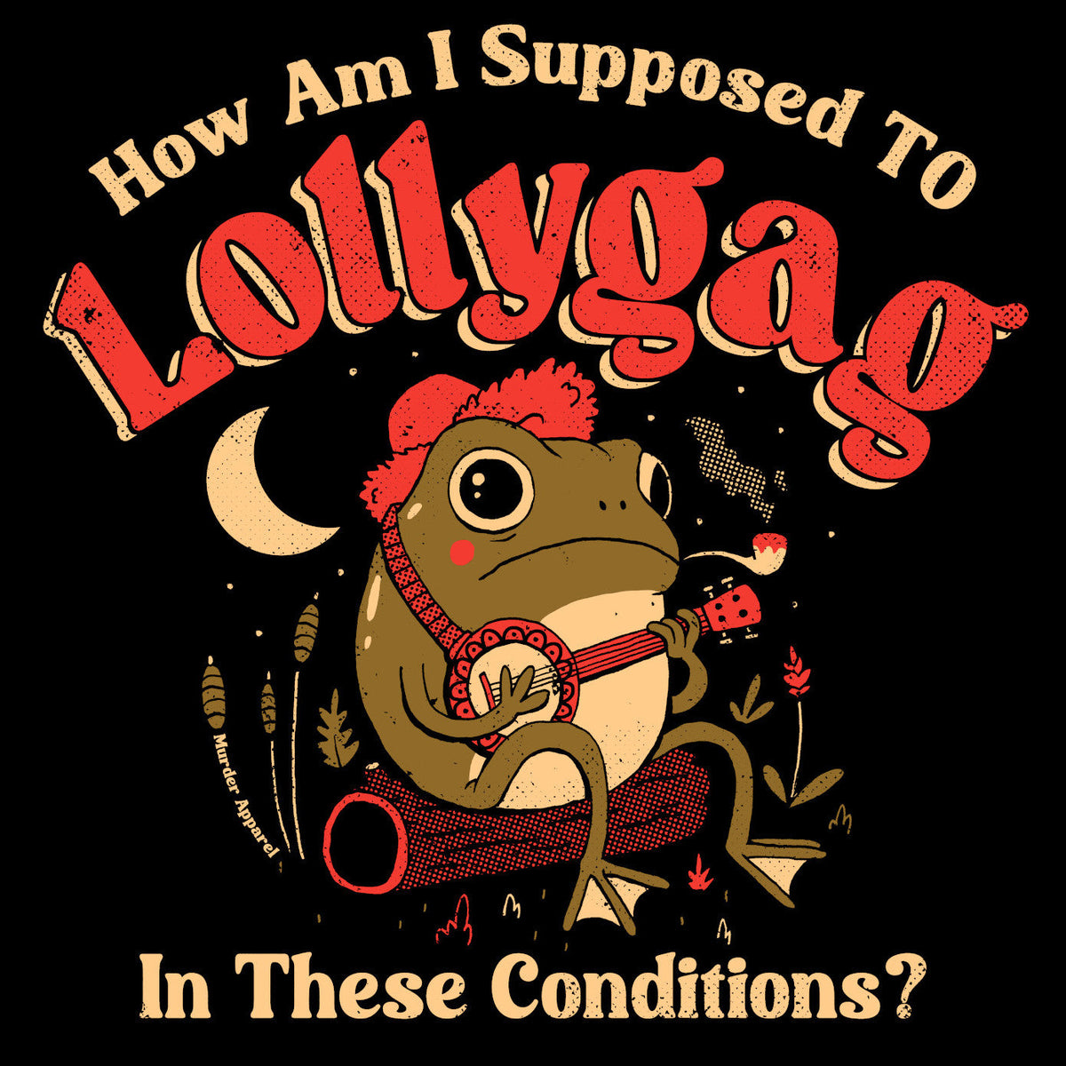 Lollygag Frog T-shirt