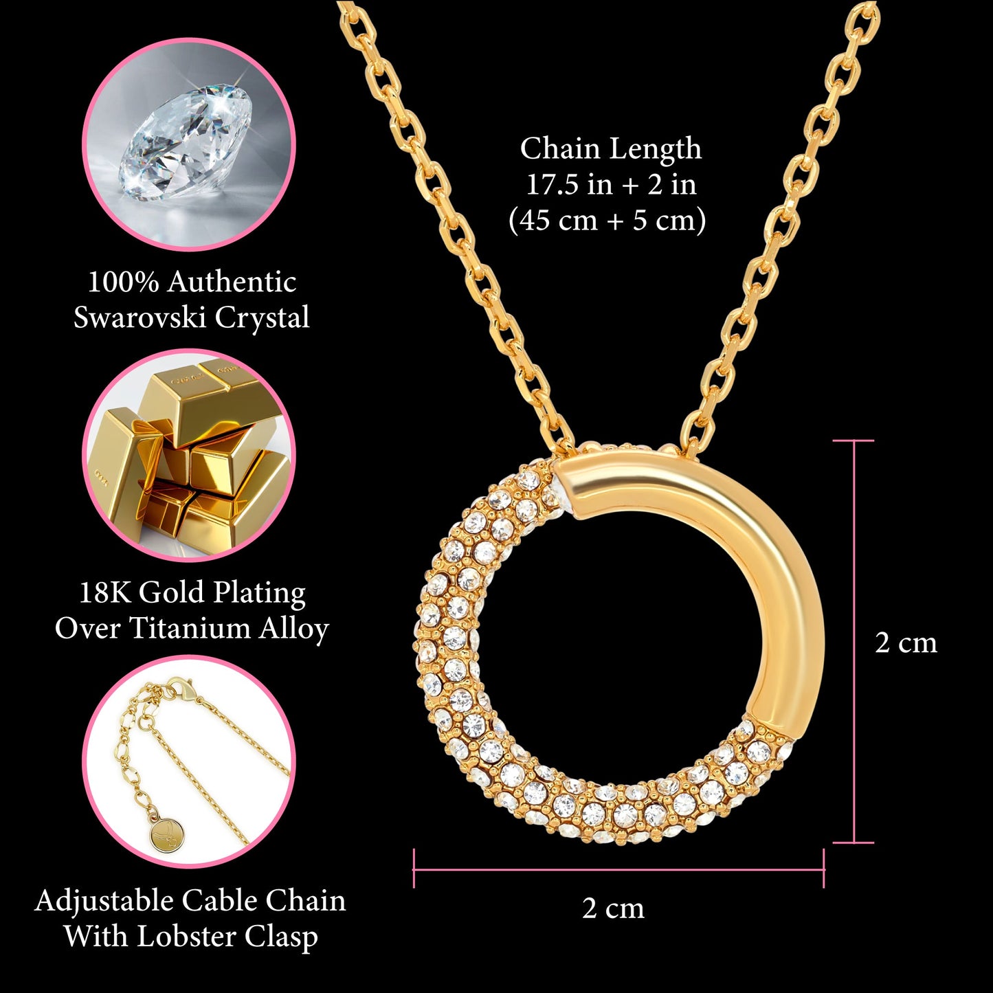 Open Circle Necklace