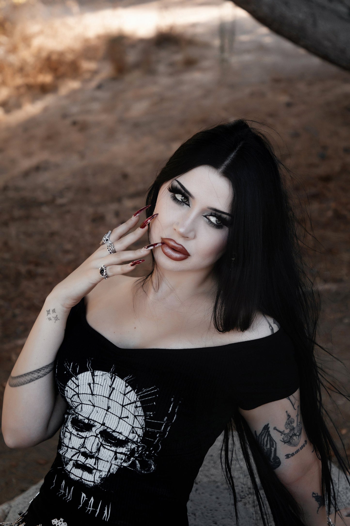 I am Pain Off Shoulder Top