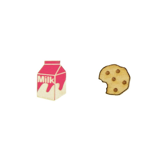 Last Chance! Pink Milk and Cookie Earrings
