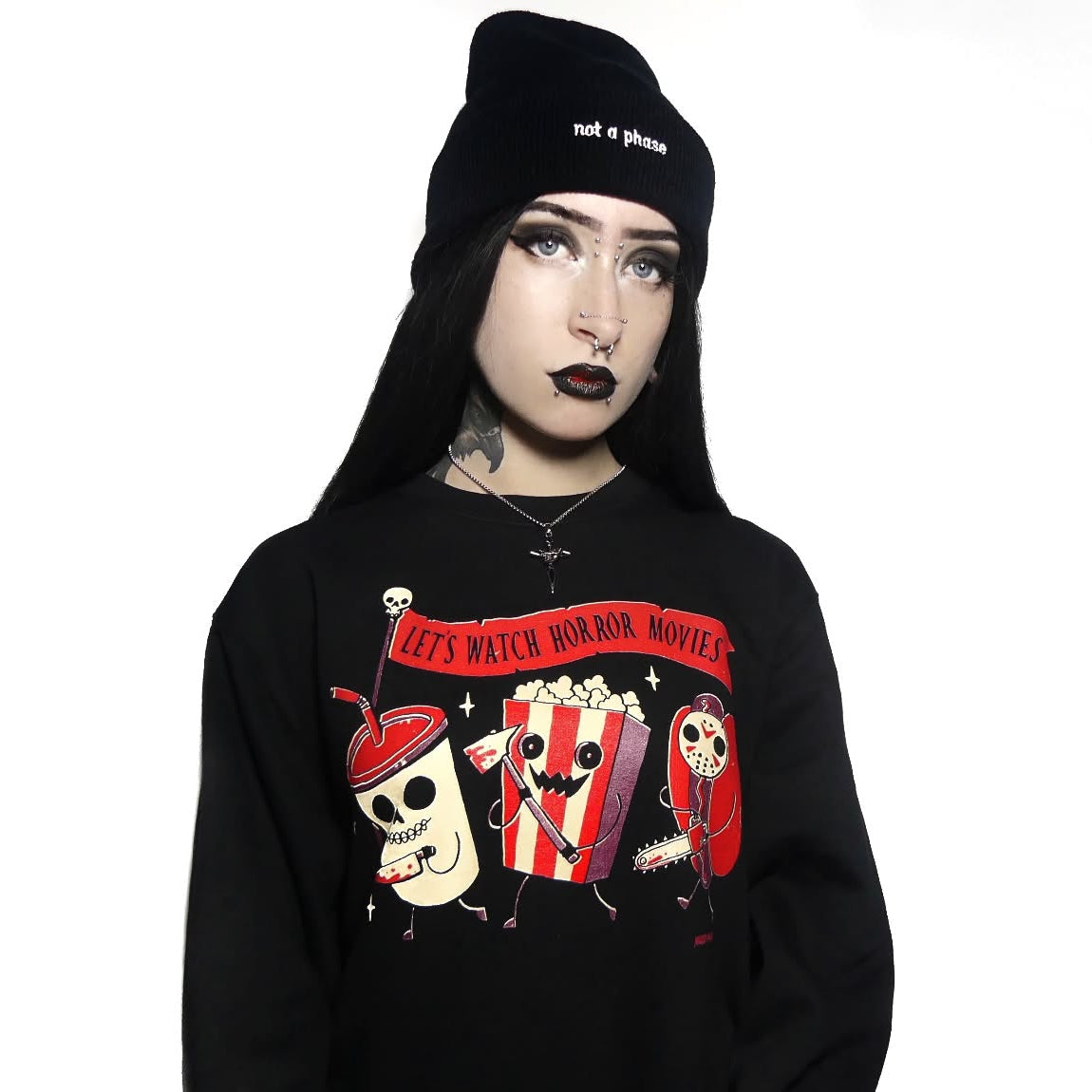 Let's Watch Horror Movies Sweatshirt
