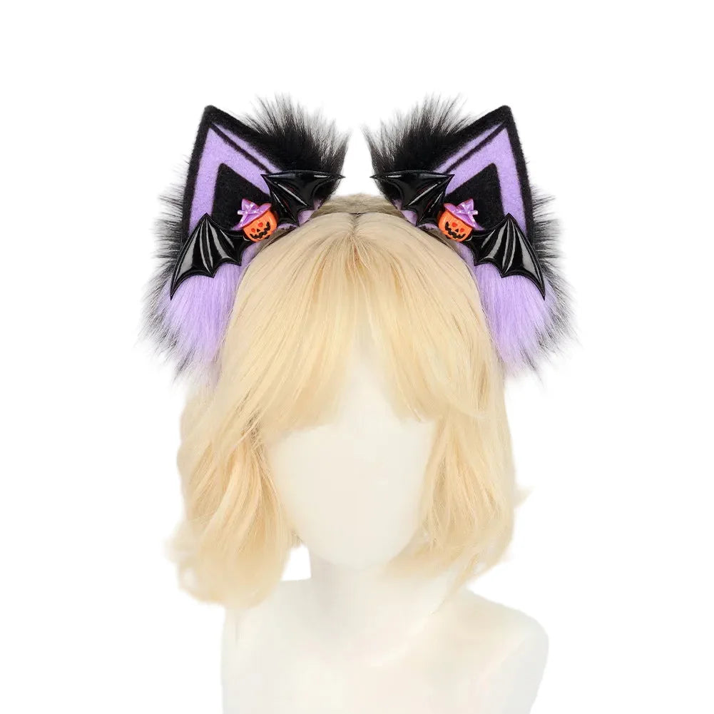 Pumpkin Paws Cat Ears Headband
