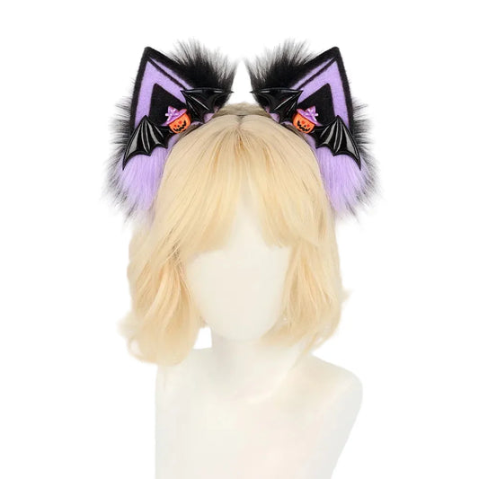 Pumpkin Paws Cat Ears Headband