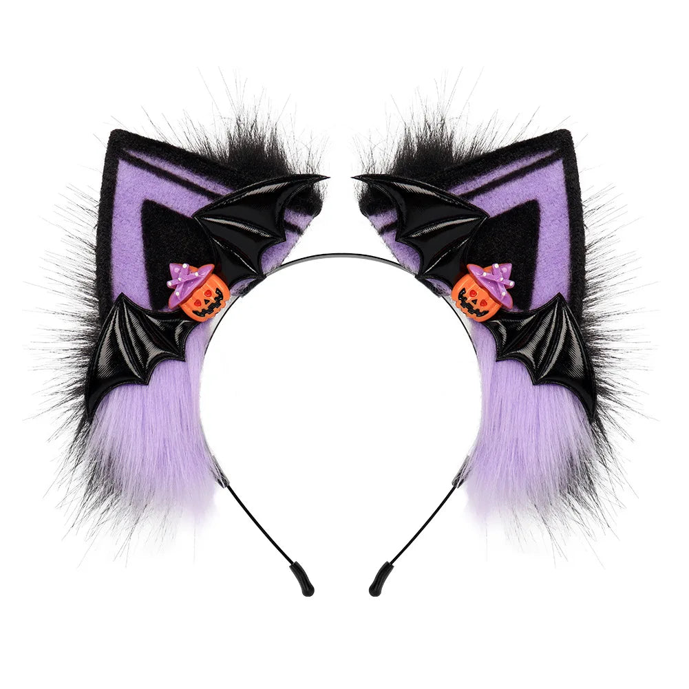 Pumpkin Paws Cat Ears Headband