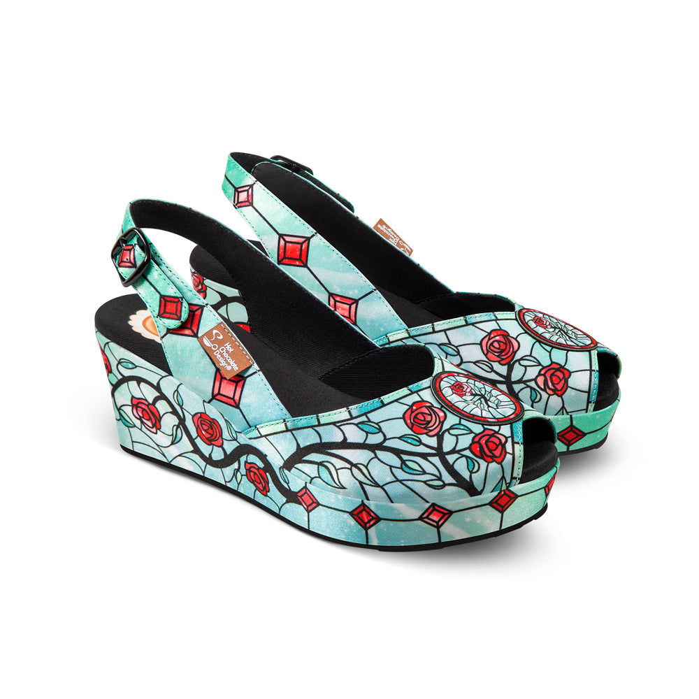 Stained Roses Women's Sandals