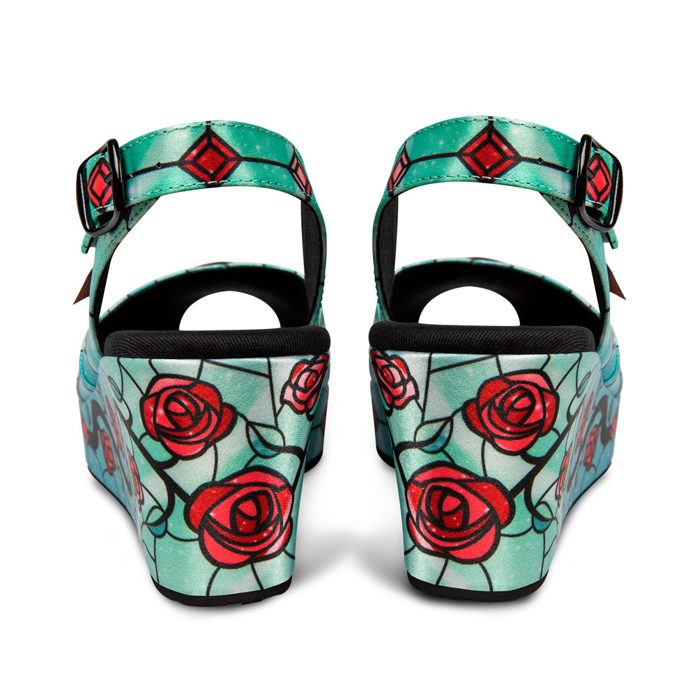 Stained Roses Women's Sandals