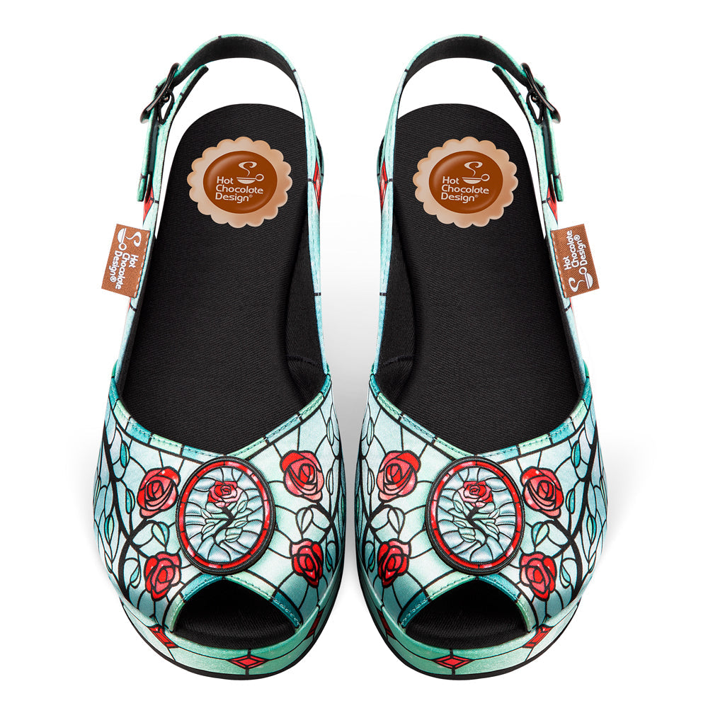 Stained Roses Women's Sandals
