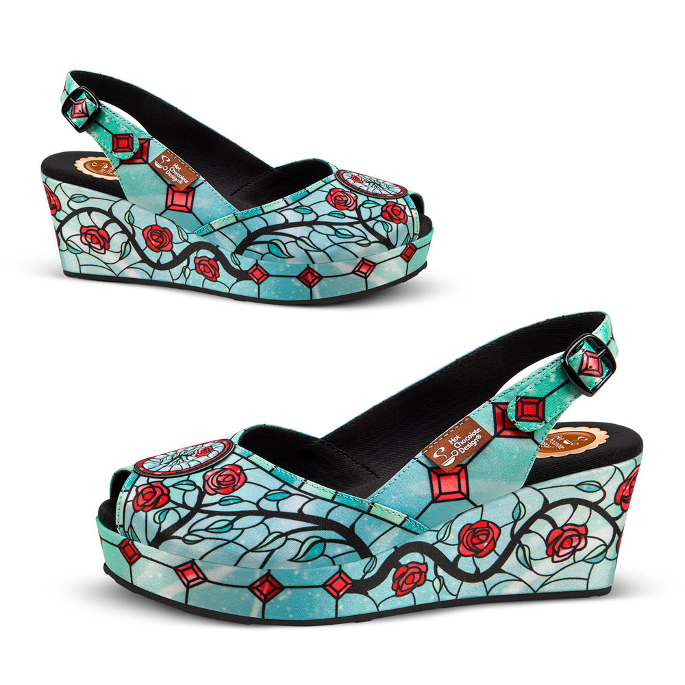 Stained Roses Women's Sandals