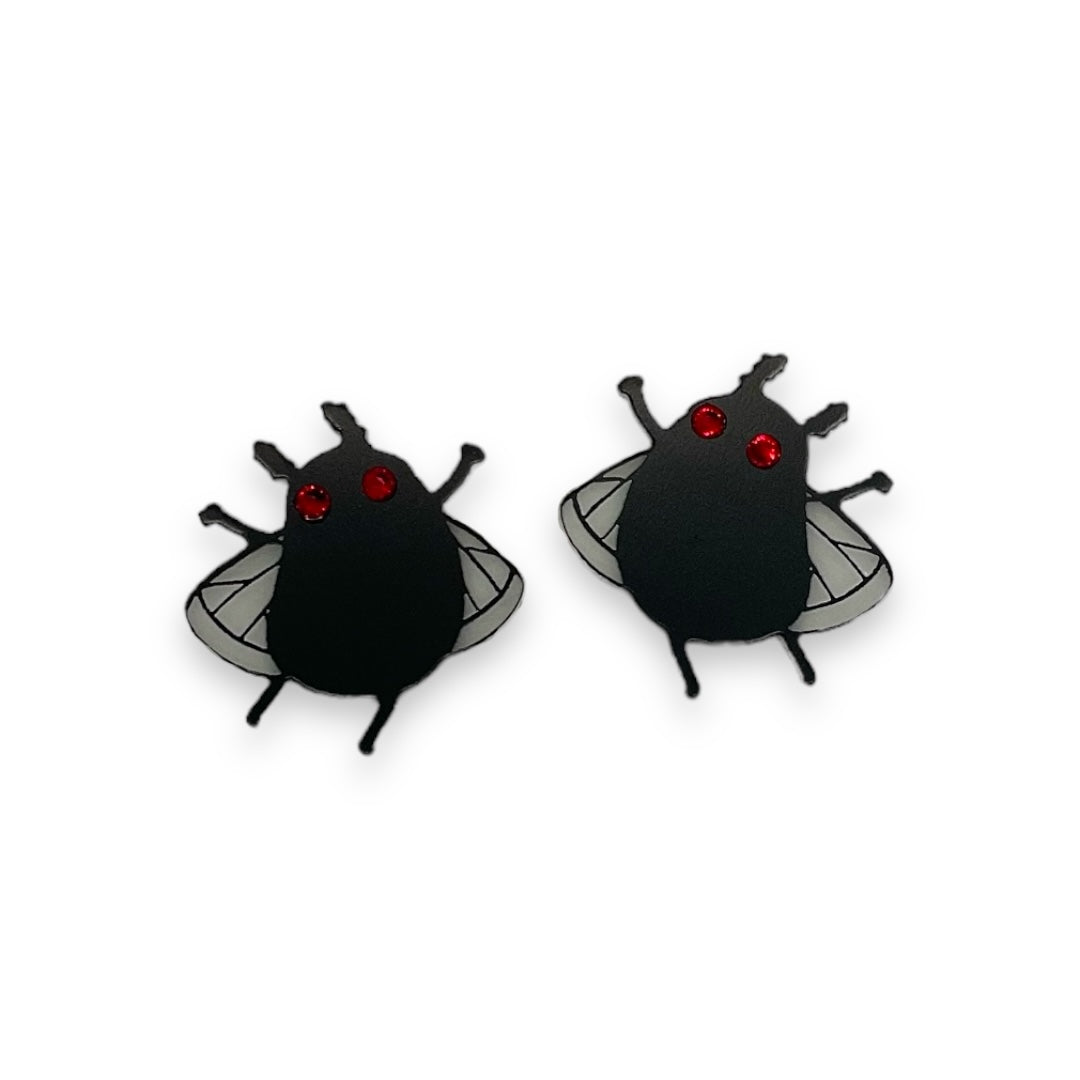 Cryptid Club Mothman Stud Earrings