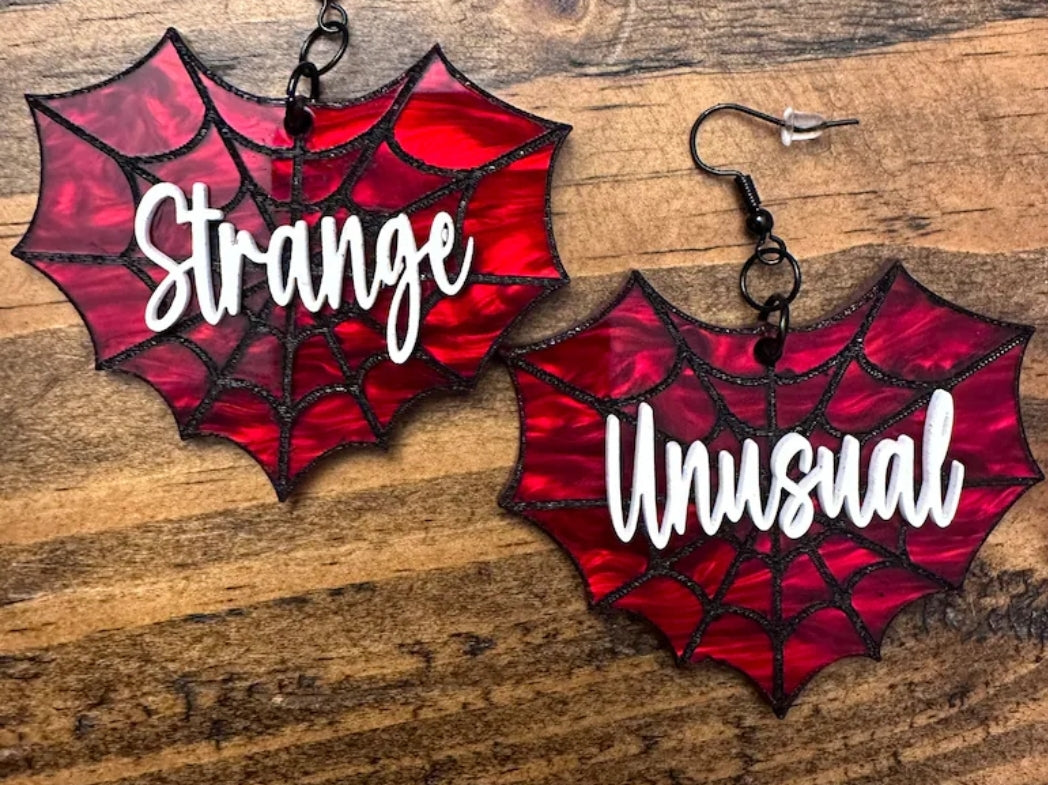 Strange & Unusual Web Earrings