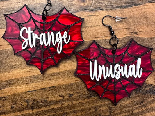 Strange & Unusual Web Earrings