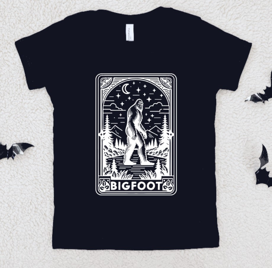 Bigfoot Tarot - Available in T-Shirt, Pullover, Hoodie, Tank or Long Sleeve