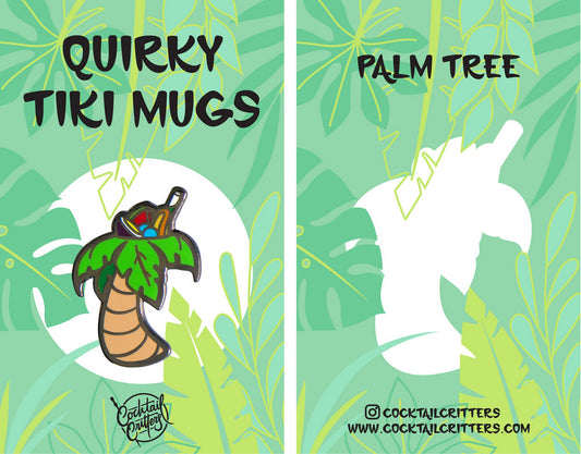 Quirky Palm Tree Pin