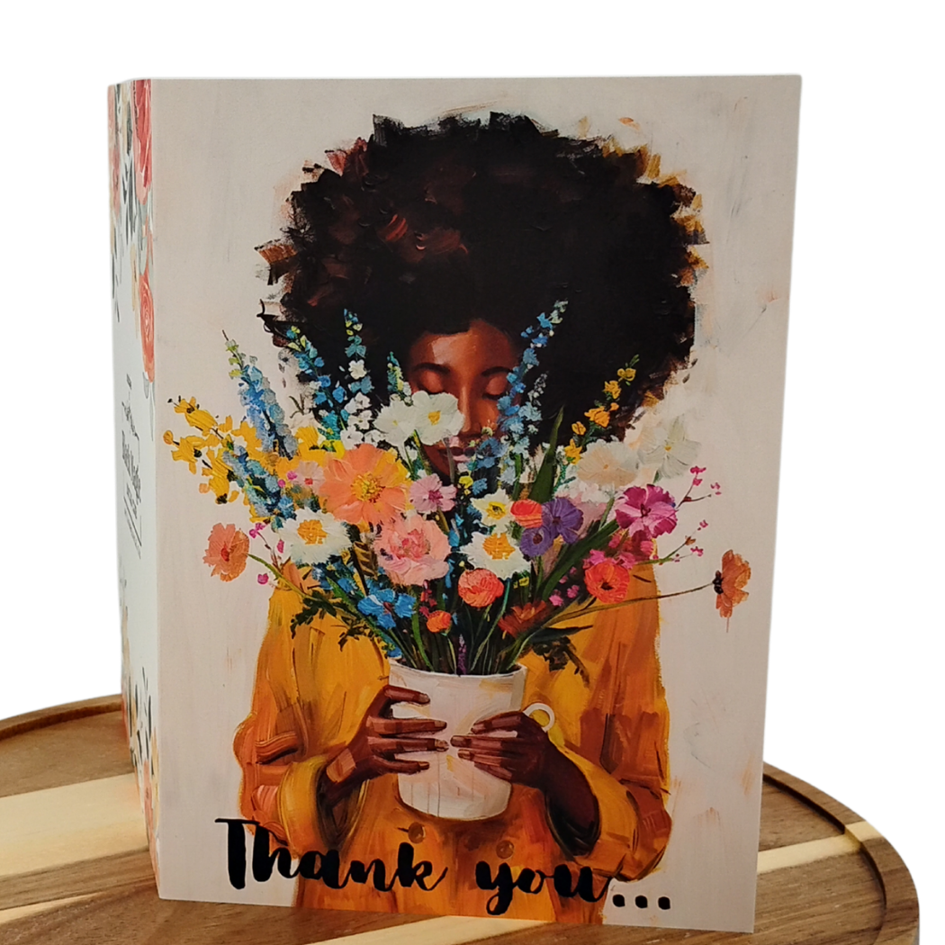 Thank You & Appreciation Card  for Mothers or Anyone who has Nurtured You