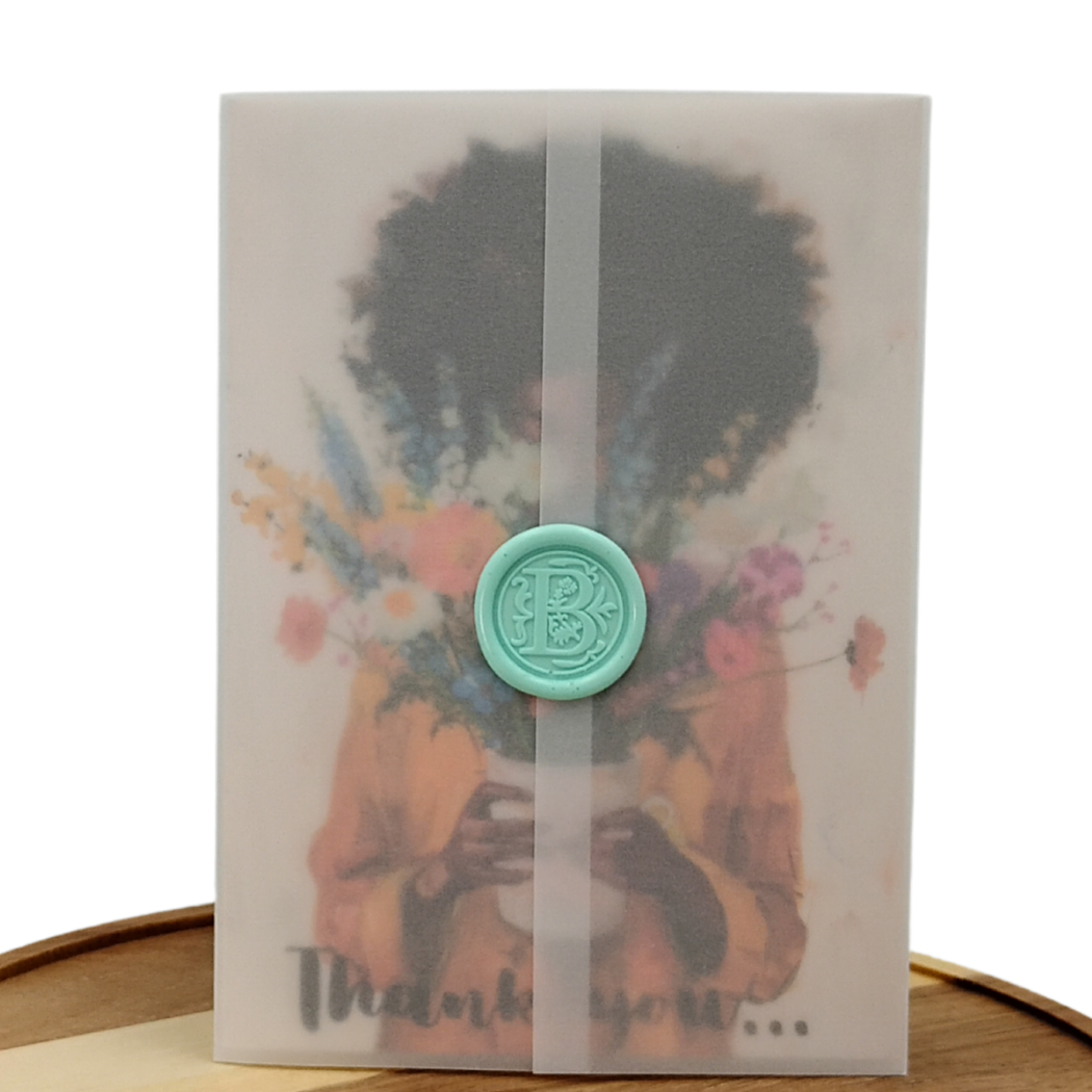 Thank You & Appreciation Card  for Mothers or Anyone who has Nurtured You