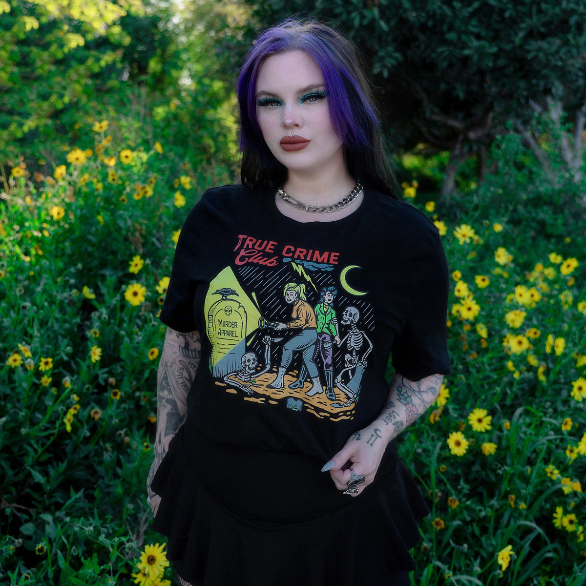 True Crime Club Retro T-shirt