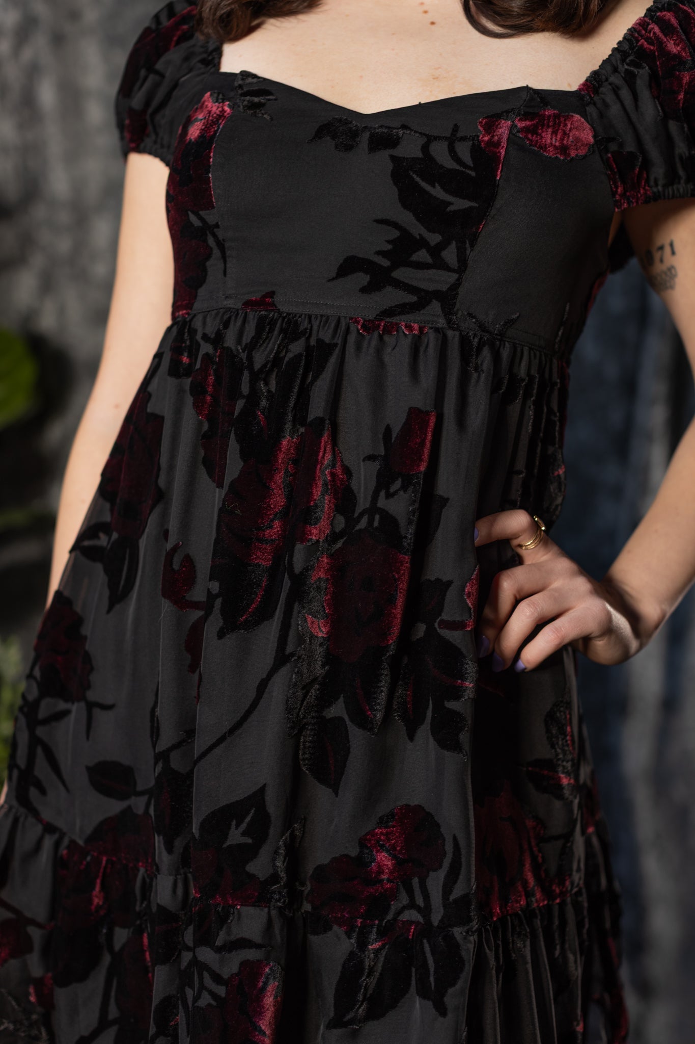 Reagan - Romantic Floral Babydoll Dress - Pre-Order