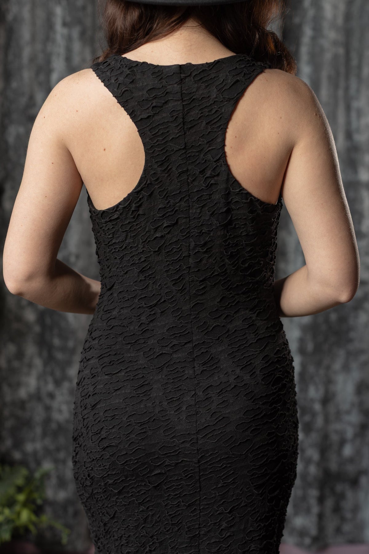 FIONA - faux distressed racerback maxi dress- PRE-ORDER