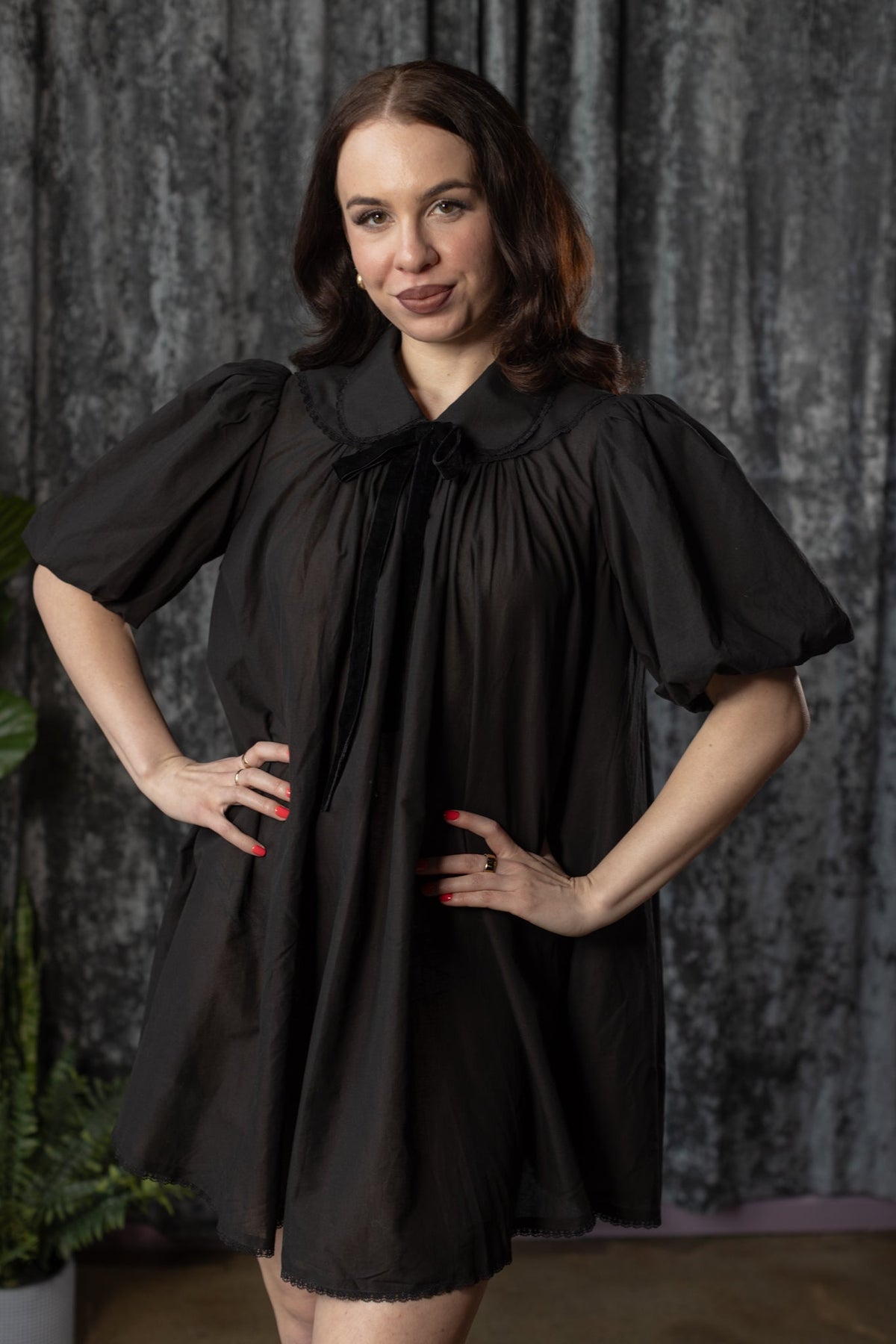SYBIL - Linen mini tent dress - READY TO SHIP