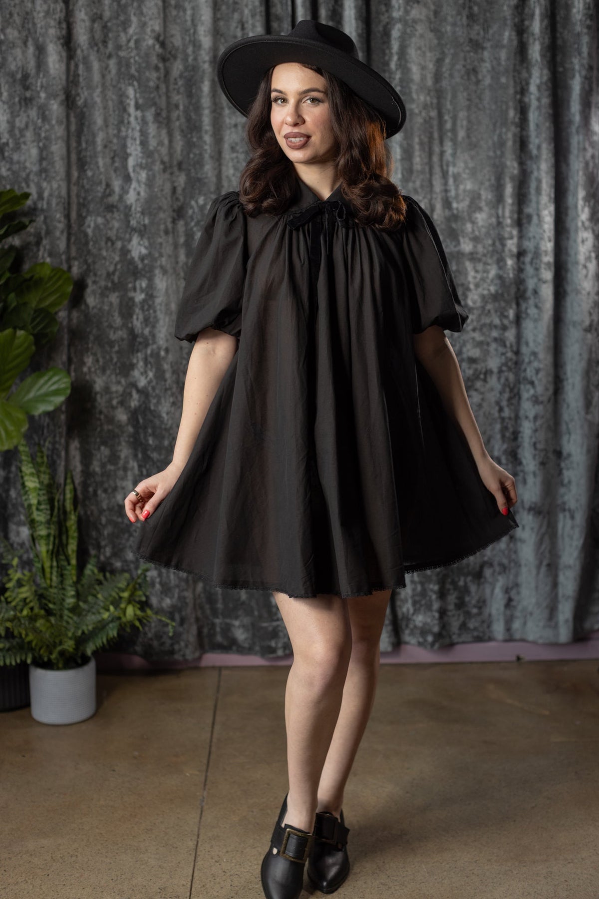 SYBIL - Linen mini tent dress - READY TO SHIP