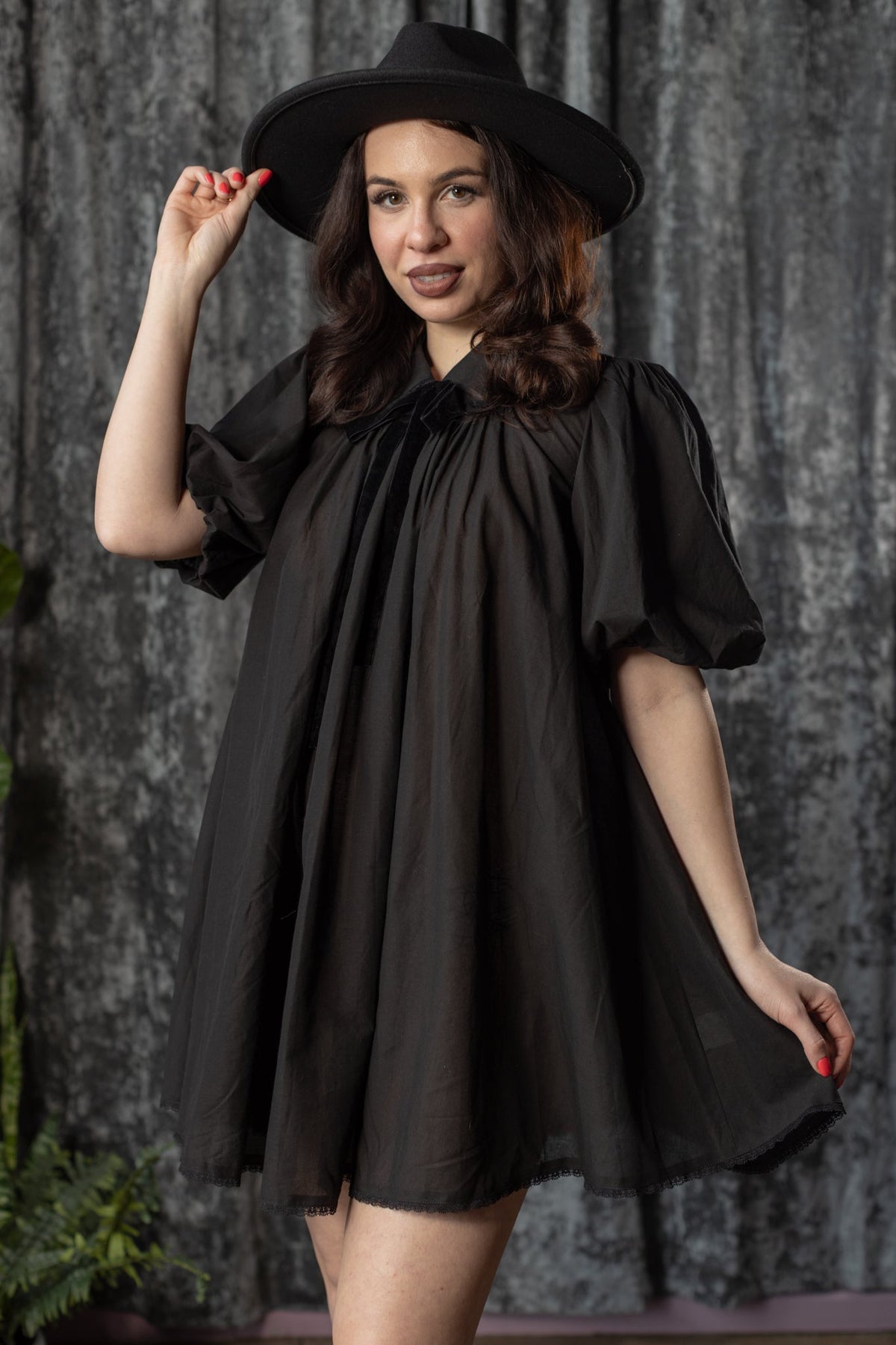 SYBIL - Linen mini tent dress - READY TO SHIP