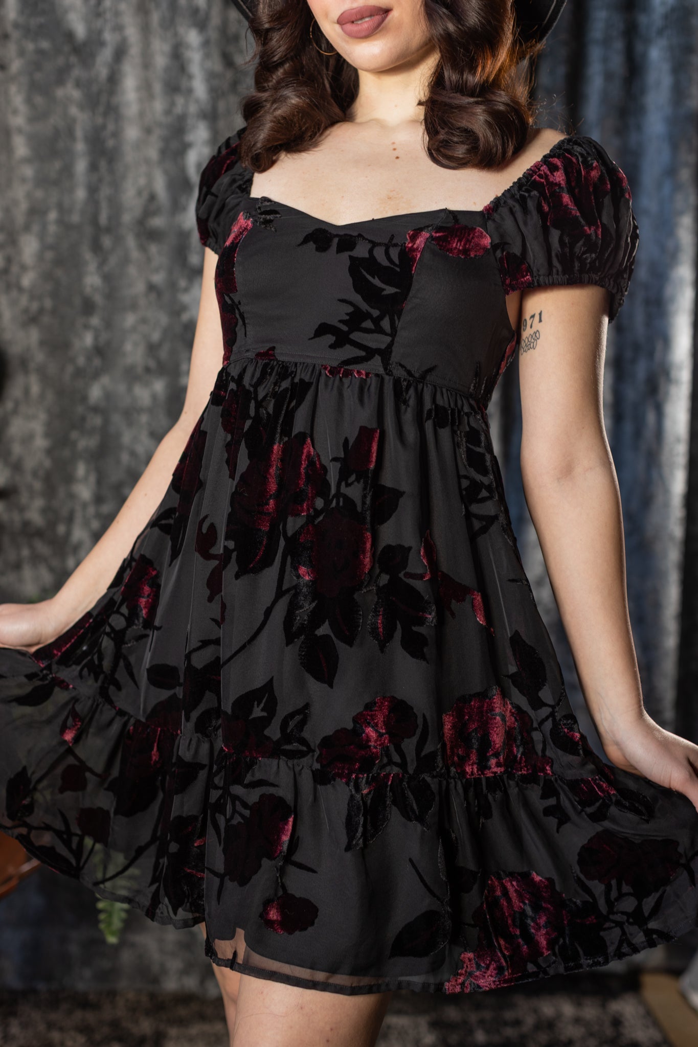 Reagan - Romantic Floral Babydoll Dress - Pre-Order