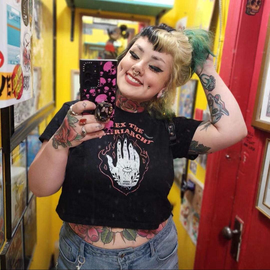 Hex The Patriarchy Crop Top