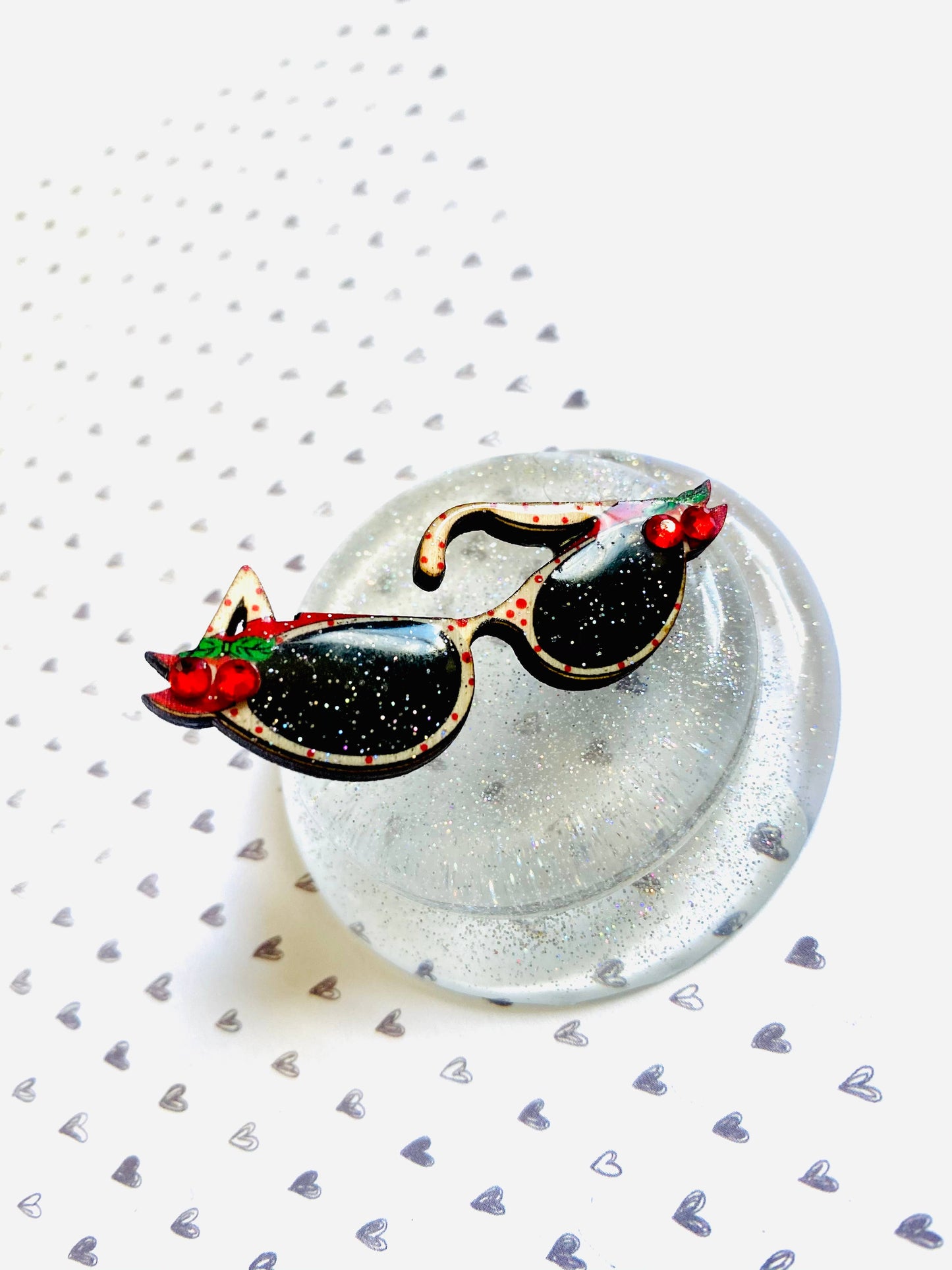 Retro 50s Sunglasses Pin by Rosie Rose Parker